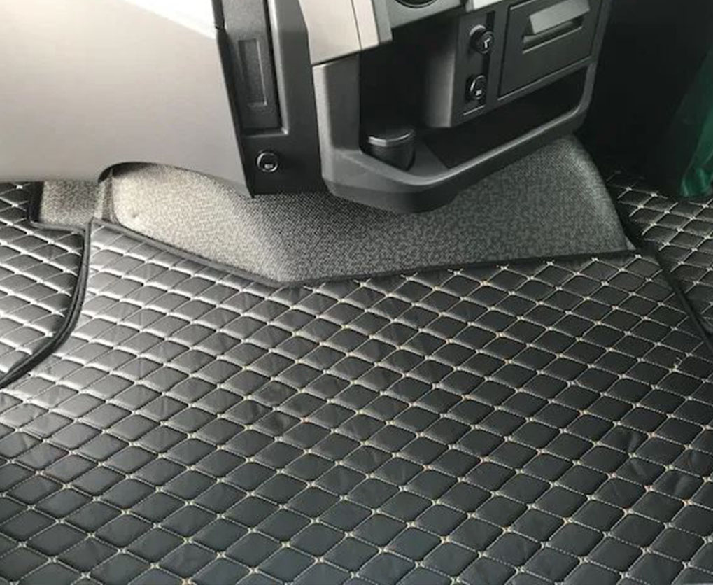 Renault T250 High Cab (flat floor) - Fully Tailored Faux Leather Truck Mats