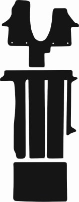 Volkswagen California T6.1 Ocean / Coast 2020 - Present (Oval Fixing - 3 Rail) Rear Van Mat