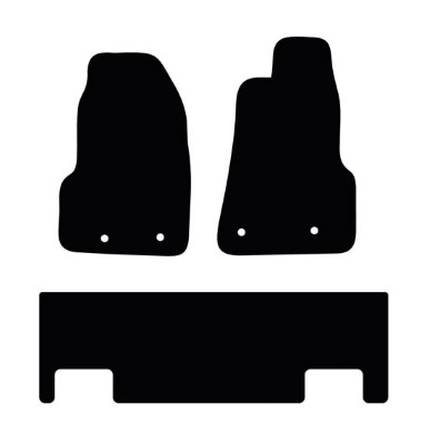 Ford Transit Custom 2015 - Present M-Sport Crew Van (4xFixings) Car Mats