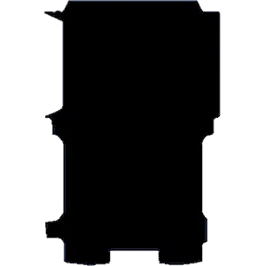 Ford Transit E-Custom 2024 - Present (SWB) Rear Van Mat